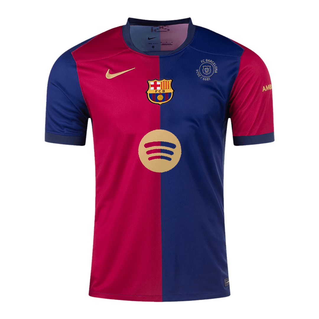 Barcelona Home Soccer Jersey -125th Anniversary Spotify Logo