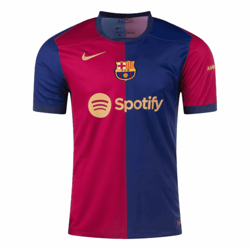 Frente de camiseta de fútbol local del Barcelona