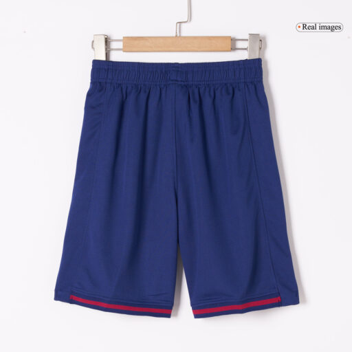 Barcelona Home Soccer Shorts 2025 26 Collar