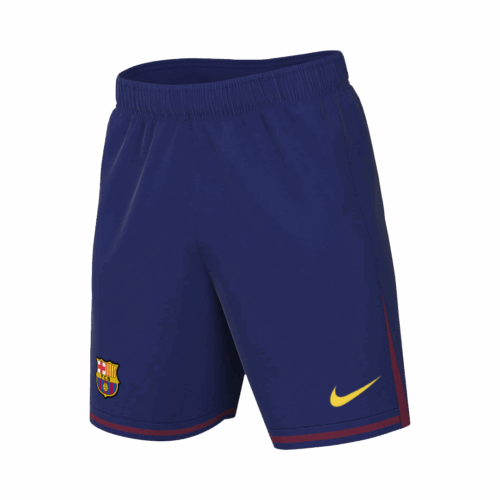 Barcelona Home Soccer Shorts 2025 26 Front