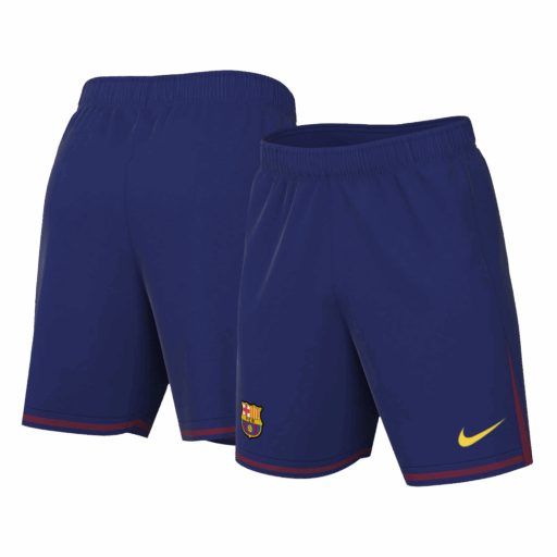 Barcelona Home Soccer Shorts 2025 26 Left-Side