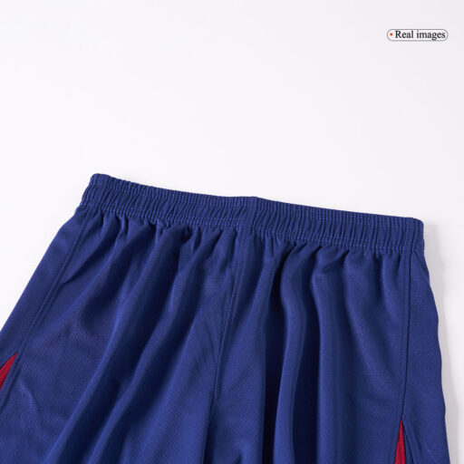 Barcelona Home Soccer Shorts 2025 26 Sleeve