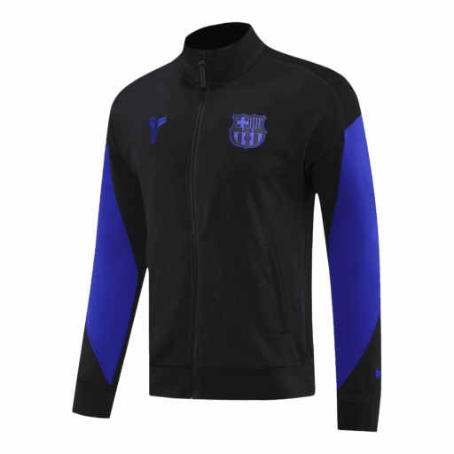 Barcelona Jacket Tracksuit 2025 26 Black Purple Sleeve