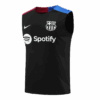 Barcelona Pre Match Sleeveless Top Black Back Barcelona Pre Match Sleeveless Top Black Back