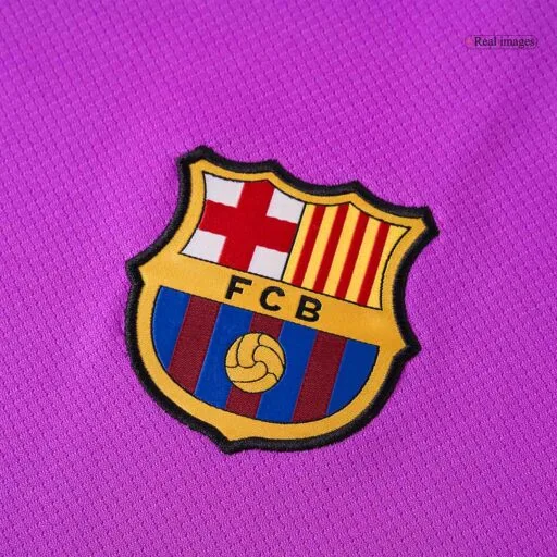 Barcelona Pre Match Soccer Jersey 2025 26 Purple Badge