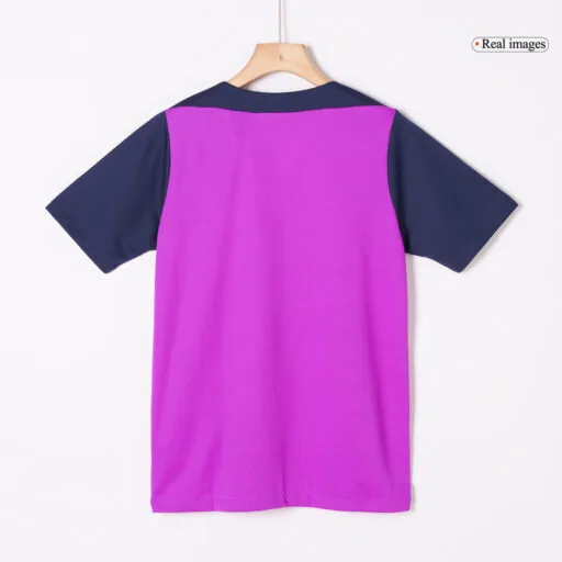 Barcelona Pre Match Soccer Jersey 2025 26 Purple Collar
