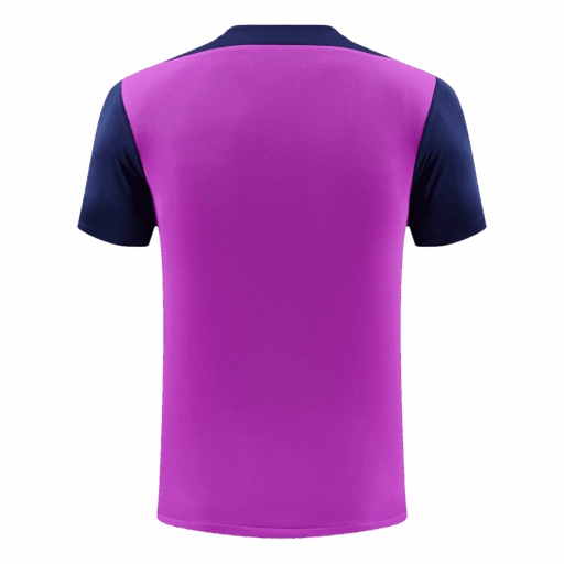 Barcelona Pre Match Soccer Jersey 2025 26 Purple Left-Side