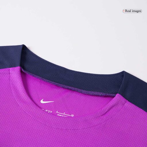 Barcelona Pre Match Soccer Jersey 2025 26 Purple Sleeve