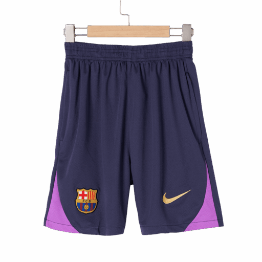 Short de football d'avant-match de Barcelone 2025 26 côté droit