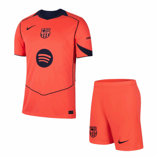 Barcelone-Troisième-Away-Jerseys-Kit-2025-26-Front Barcelona Third Away Maillots Kit 2025 26 Avant