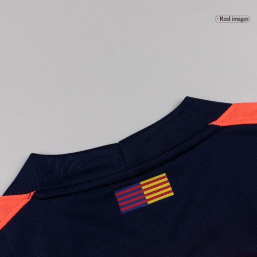 Kit de maillots de football pour enfants Barcelona Third Away 2025 26 Détail-3