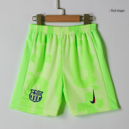 Barcelona Third Away Kids Soccer Maillots Kit UCL Spotify Logo sans pochette texte