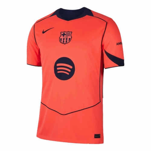 Maillot de football Barcelona Third Away 2025 26 Front Maillot de football Barcelona Third Away 2025 26 Front