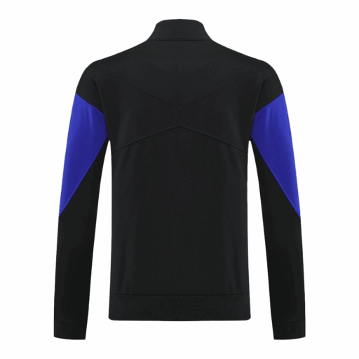 Veste de survêtement Barcelone 2025 26 Noir Violet Gauche