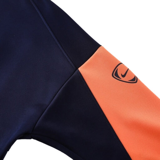Veste de survêtement Barcelone 2025 26 Col orange marine