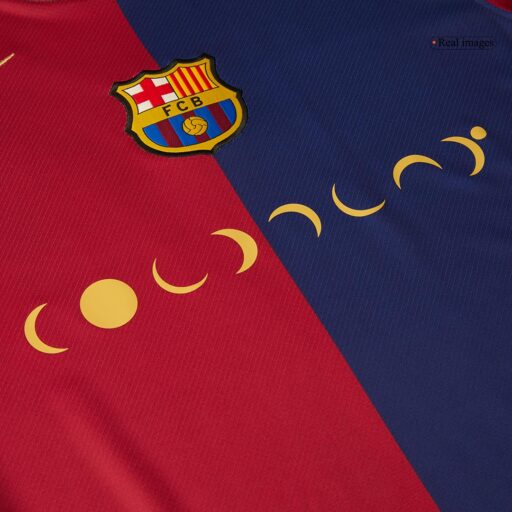 Barcelona X COLDPLAY Home Soccer Jersey Détail-2