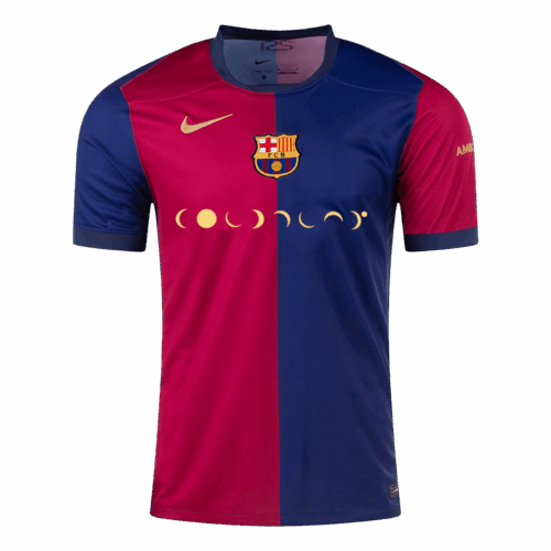Barcelone X COLDPLAY Home Soccer Jersey Front Barcelone X COLDPLAY Home Soccer Jersey Front