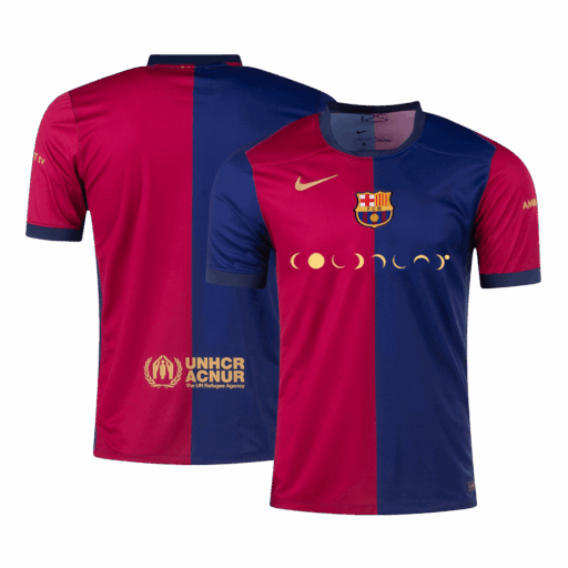 Maillot de football à domicile Barcelona X COLDPLAY sur le côté gauche