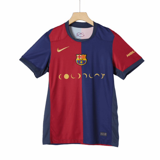 Maillot de football à domicile Barcelona X COLDPLAY sur le côté droit