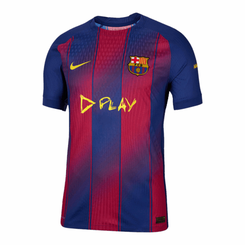 Barcelona X Ed Sheeran Version Joueur à domicile Jersey 2025 26 Avant