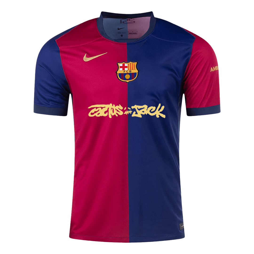 Barcelona X Travis Scott Home Soccer Jersey - SoccerKit