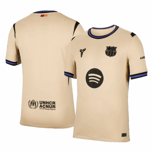 Maillot de football Barcelone x Kobe Bryant Away 2025 26 côté gauche