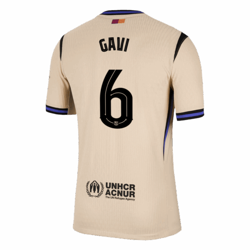 GAVI 6 Barcelona Away Player Version Jersey 2025 26 UCL Left-Side