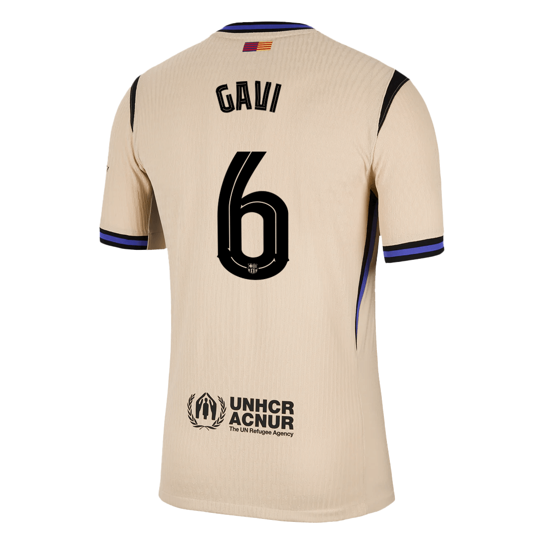 GAVI #6 Barcelona Away Player Version Jersey 2025/26 - UCL - SoccerKit