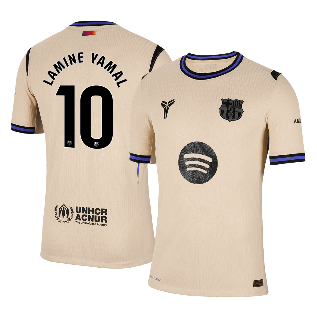 LAMINE YAMAL #10 Barcelona Away Player Version Jersey 2025/26