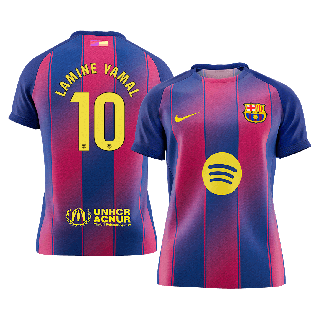 LAMINE YAMAL #10 Barcelona Home Soccer Jersey 2025/26 - SoccerKit