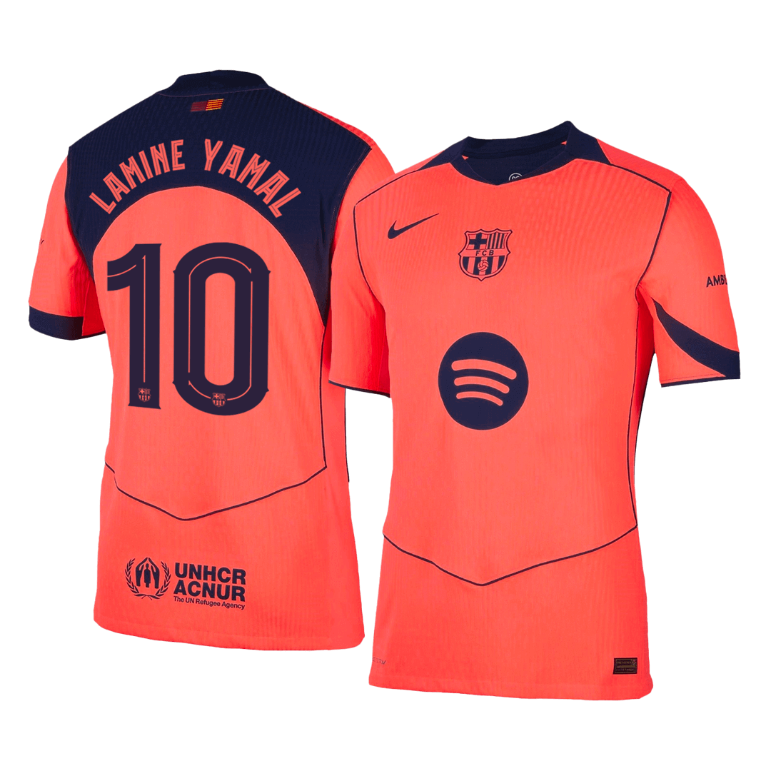 LAMINE YAMAL #10 Barcelona Third Away Player Version Jersey 2025