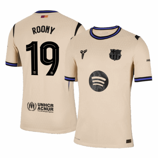 ROONY 19 Barcelona Away Player Version Jersey 2025 26 UCL Front