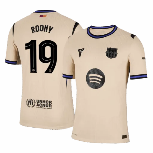 ROONY 19 Barcelona Away Player Version Jersey 2025 26 UCL Front