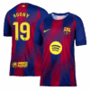 ROONY 19 Maillot de football à domicile Barcelone 2025 26 Avant
