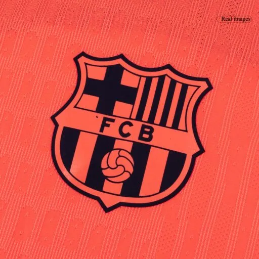 Cuello de la camiseta de fútbol versión jugador de tercera equipación del Barcelona ROONY 19 2025/26 UCL