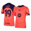 Parte delantera de la camiseta de fútbol versión jugador de tercera equipación del Barcelona ROONY 19 2025/26 UCL
