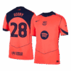 ROONY 28 Barcelona Troisième Version Joueur Extérieur Jersey 2025 26 Avant