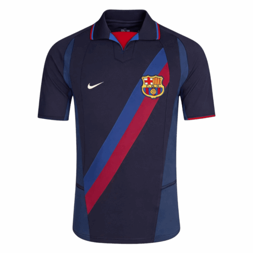 Retro Soccer Jersey Barcelona Third Away 2002 03 Front