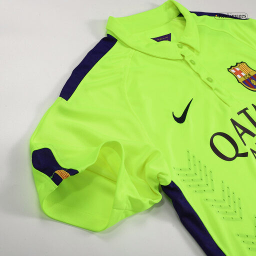 Retro Soccer Jersey Barcelona Third Away 2014 15 Detail-1