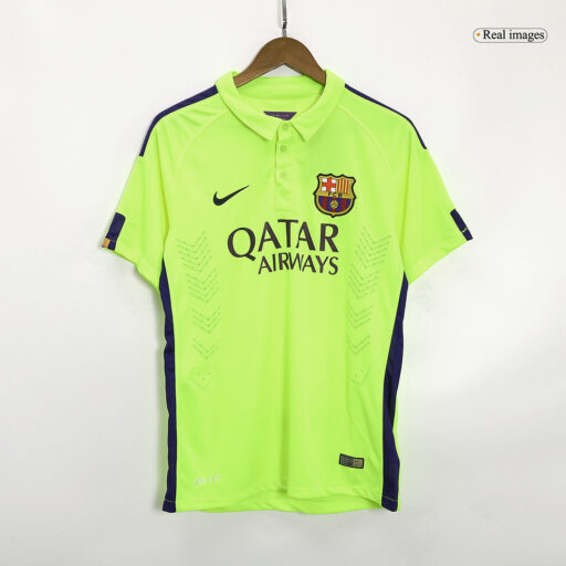 Retro Soccer Jersey Barcelona Third Away 2014 15 Left-Side