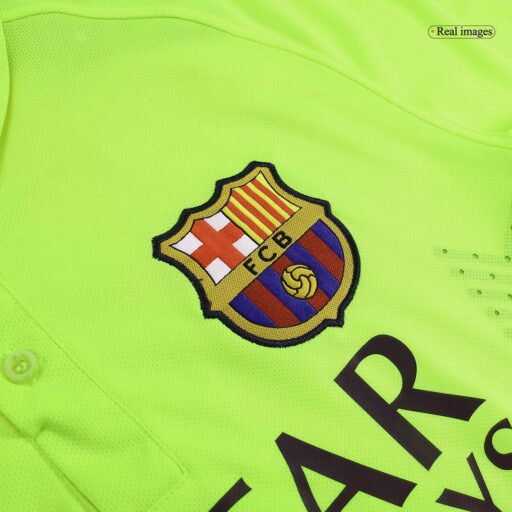 Retro Soccer Jersey Barcelona Third Away 2014 15 Sleeve