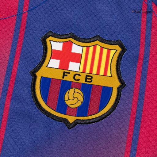 Camiseta de local Barcelona femenina 2025 26 Collar