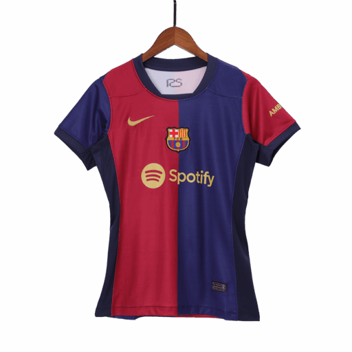Camiseta local Barcelona femenina del lado derecho