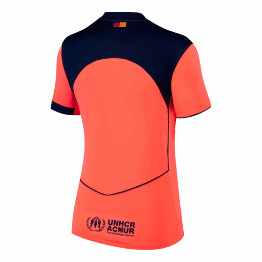 Tercera camiseta de visitante del Barcelona femenino 2025 26 Atrás