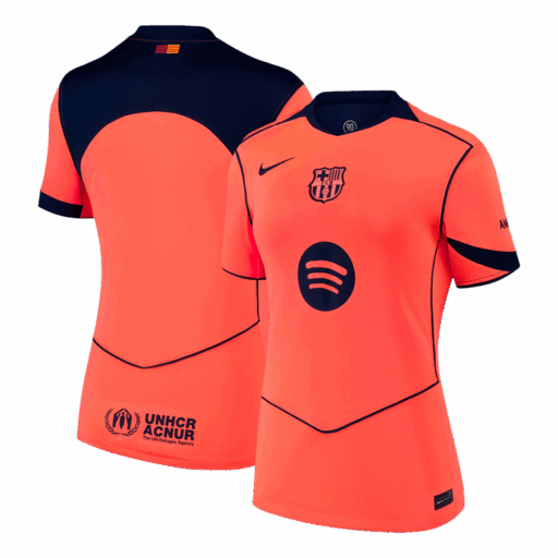 Camiseta de visitante del Barcelona femenino 2025 26 Lado izquierdo