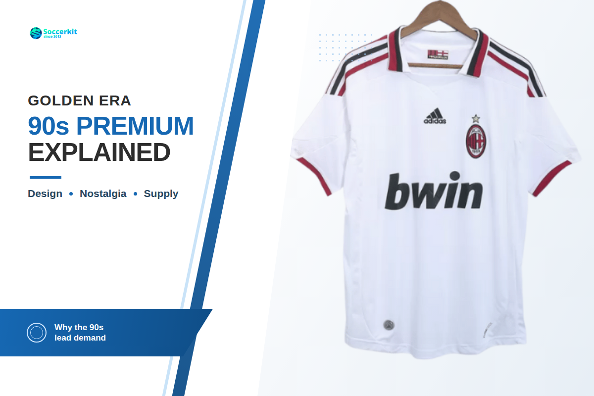 The 90s Premium: Why the Golden Era Commands the Highest Prices — SoccerKit