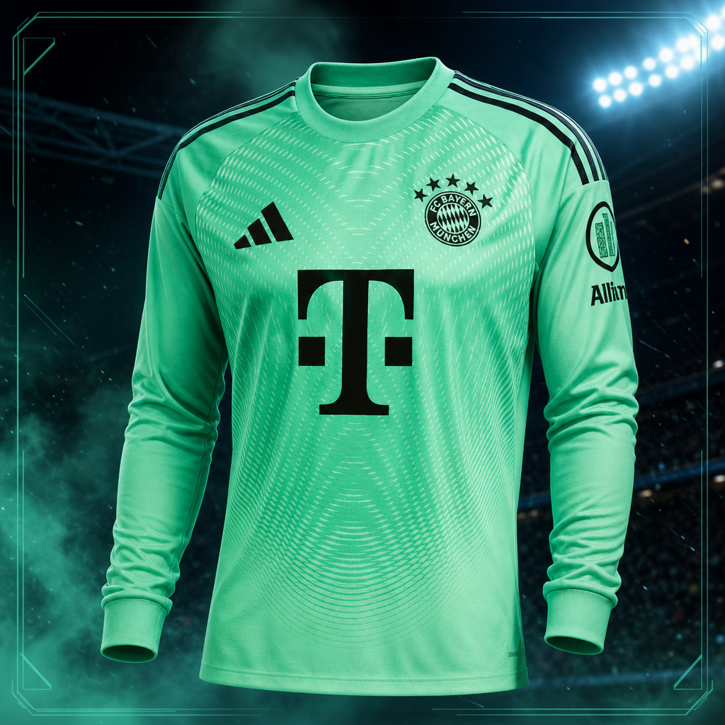 Long sleeve Bayern Munich goalkeeper jersey in green