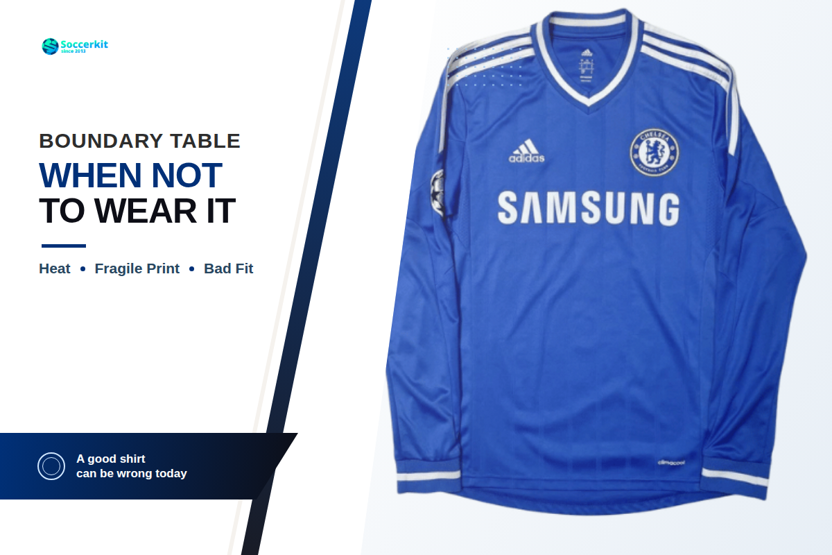 When Not To Wear a Long Sleeve Soccer Jersey — SoccerKit