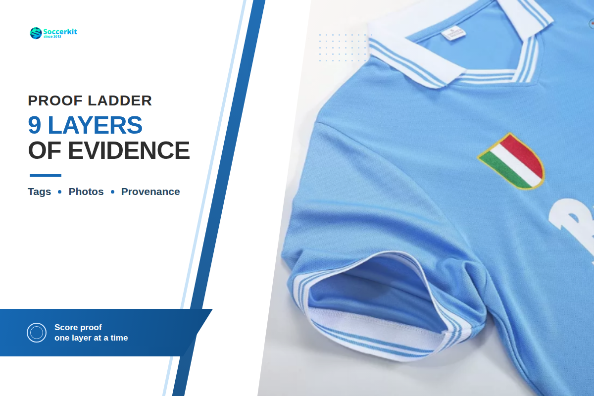 The 9-Layer Evidence Burden Framework for Napoli Maradona shirts — SoccerKit