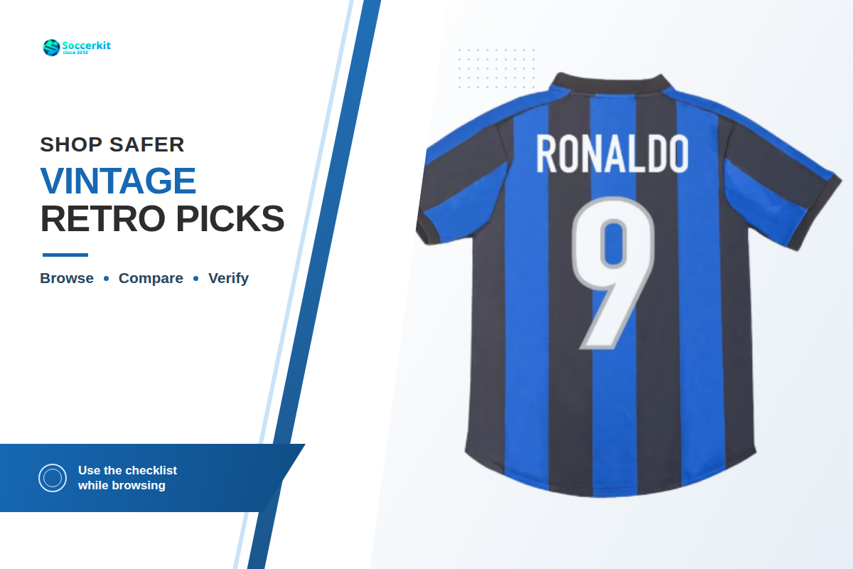 When to browse SoccerKit's Vintage Retro Soccer Jerseys category — SoccerKit